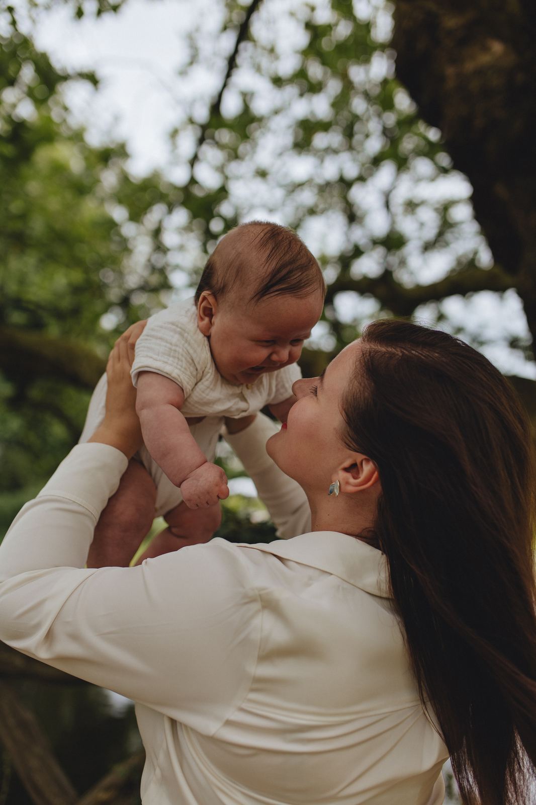 Family with baby